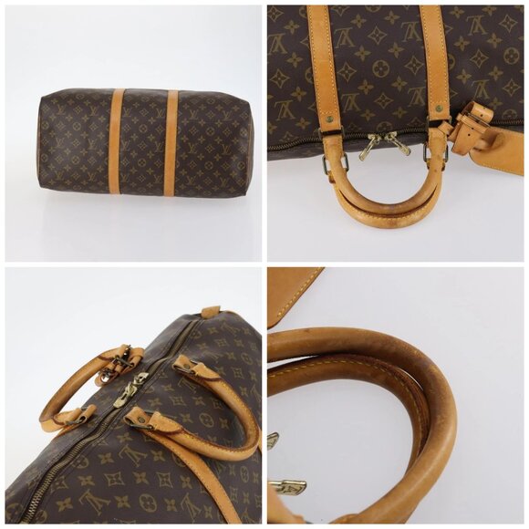 LOUIS VUITTON Monogram Keepall 50 Boston Bag M41426 LV Auth 143077 - Picture 15 of 16
